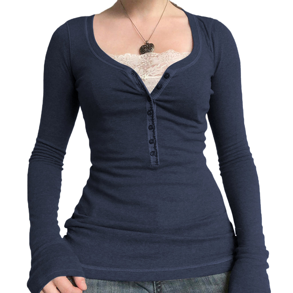French Style Knitted Lace Top