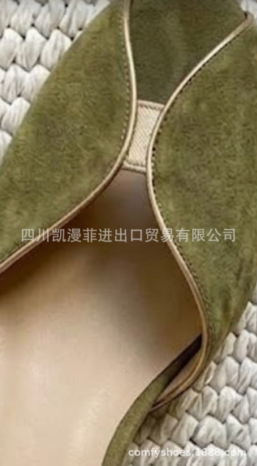 French Retro Flat Sandals for Women