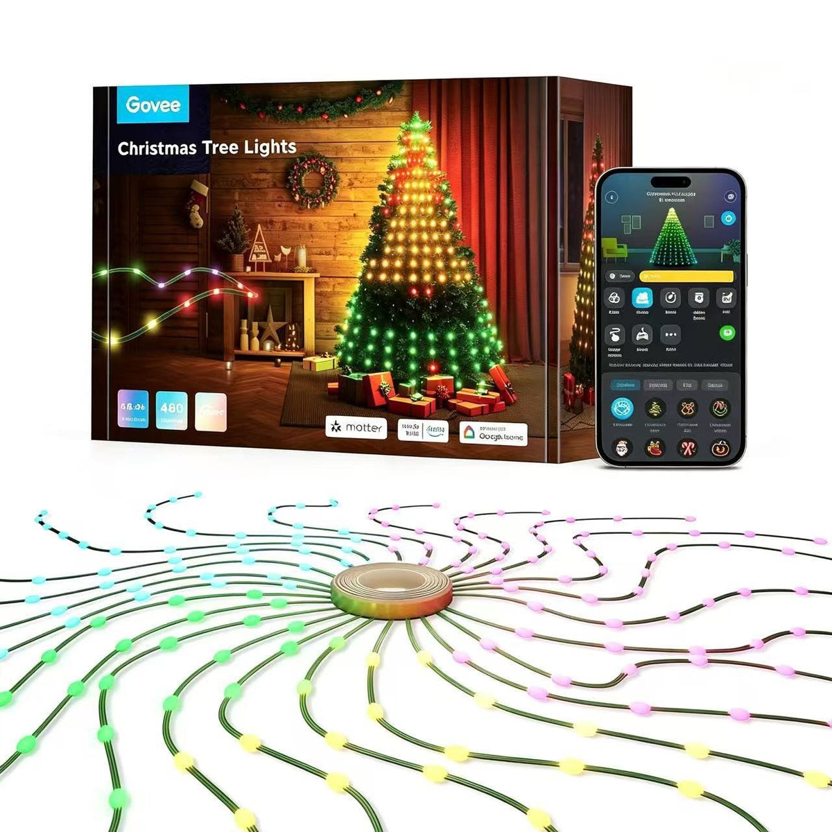 LED Christmas light string