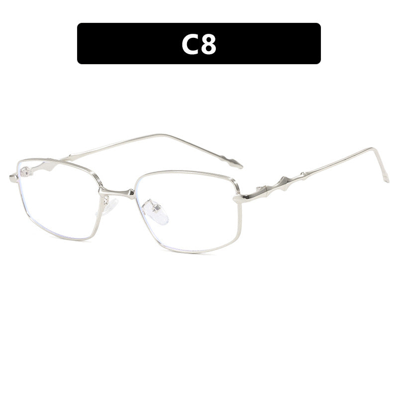 Square Retro Metal Frame Sunglasses