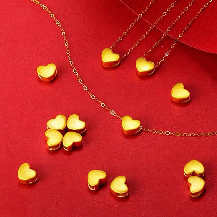 Pure Gold 999 Heart Pendant Necklace