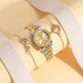 Gradual Gold Diamond Dial Ladies Watch