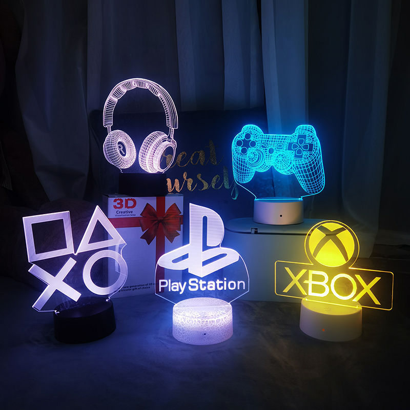 New 3D Visual Game Decoration Lamp
