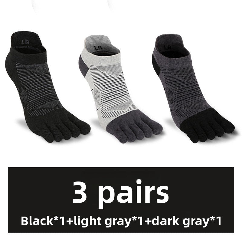 Coolmax Breathable Five-Toe Sports Socks