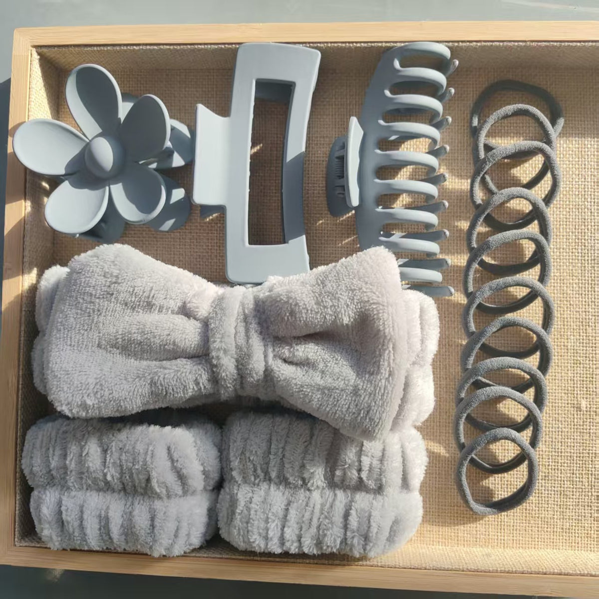 Soft Fabric Hair Accessories Set