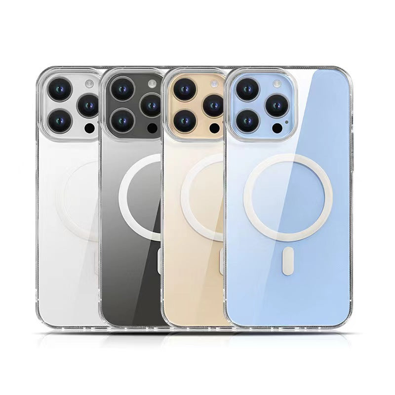 Magnetic Transparent Phone Case for iPhone