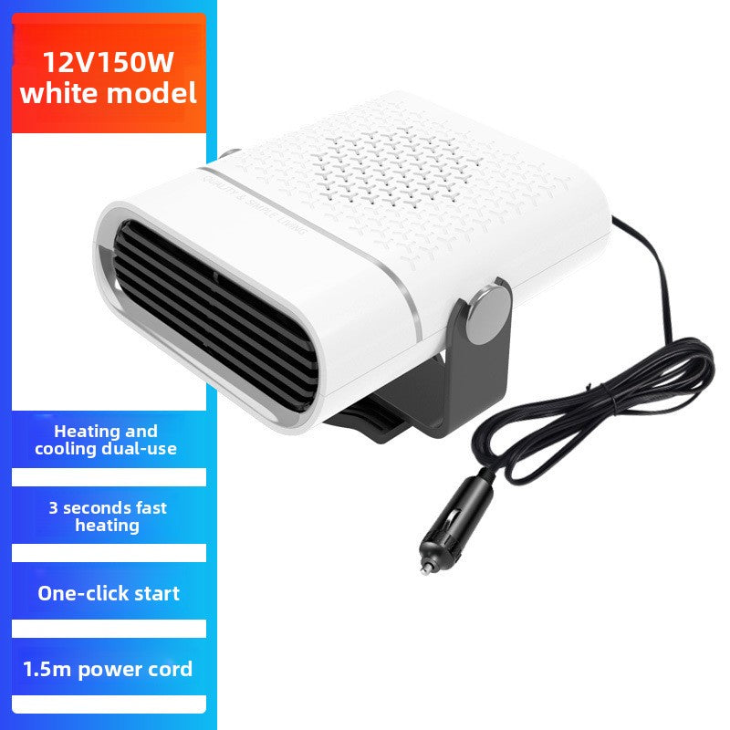 Portable 12V/24V Car Heater Fan, 150W Windshield Defroster and Demister
