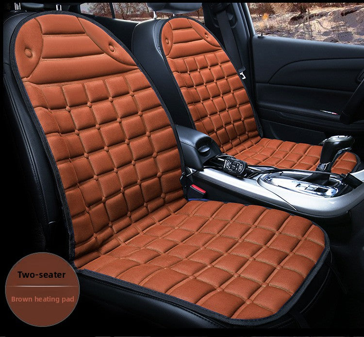Winter car heating seat cushion