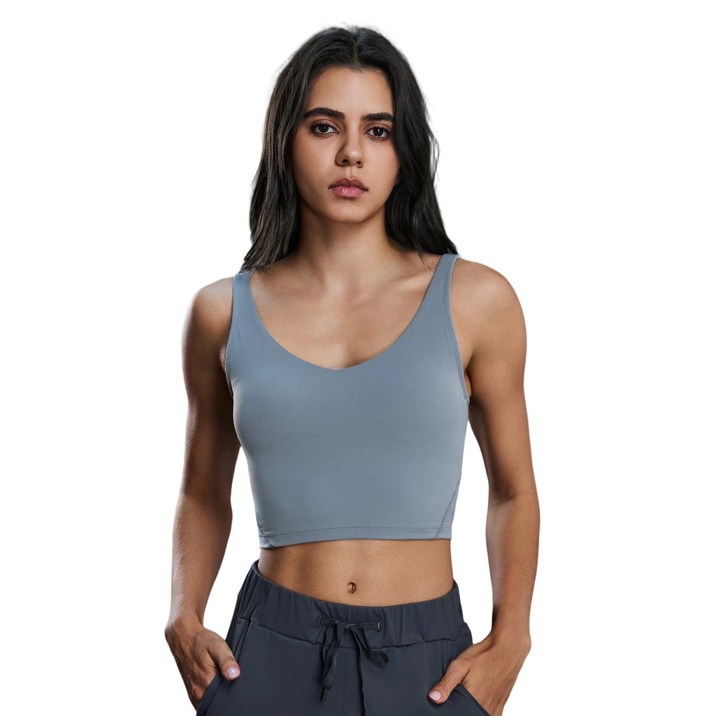 Women's High Support Yoga Running Fitness Crop Top
