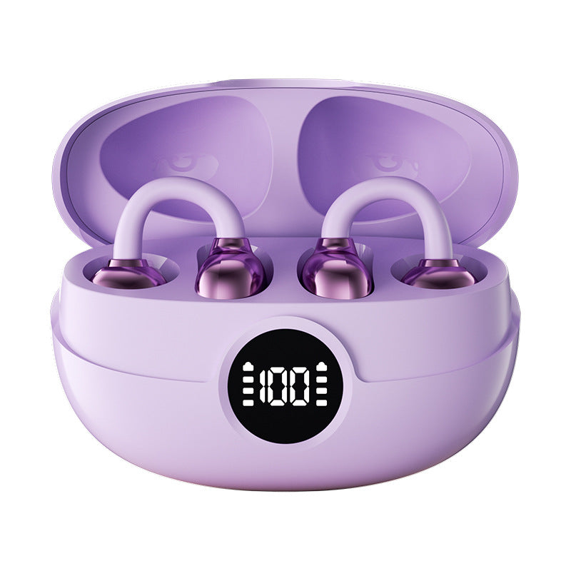 Wireless Bluetooth Headset B23 Clip-On with Digital Display