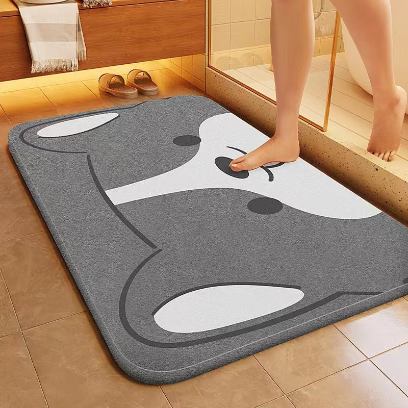 Soft Diatom Mud Bathroom Absorbent Floor Mat