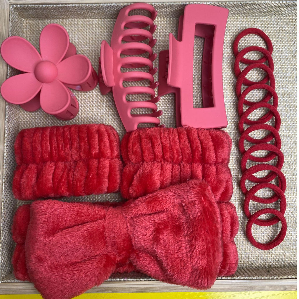 Soft Fabric Hair Accessories Set