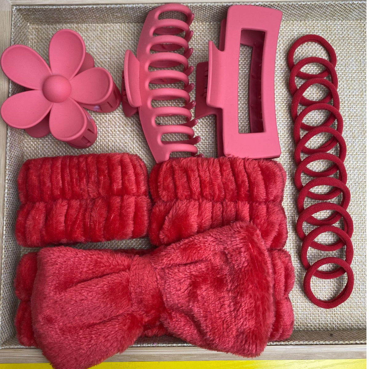 Soft Fabric Hair Accessories Set