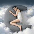 Moon Shaped Cooling Pillow for Side Sleepers