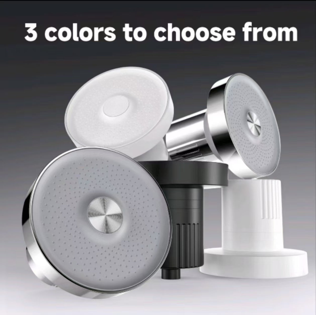 Pressurized Shower Head with Filter