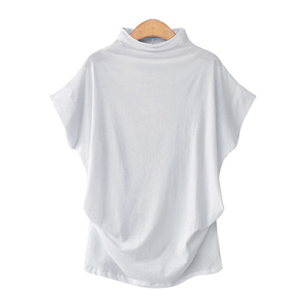 large size women's high collar top