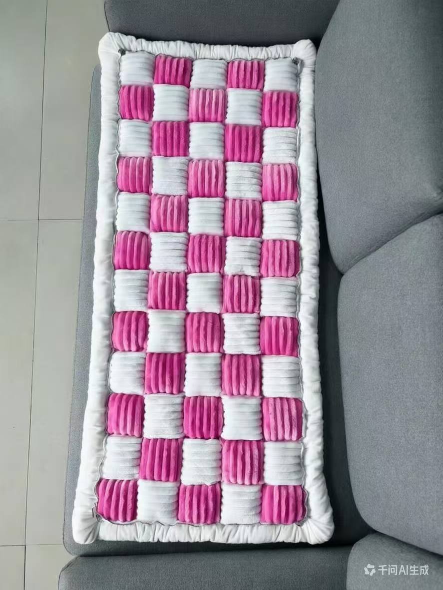 Plush Non-Slip Car Back Seat Pet Mat Cover