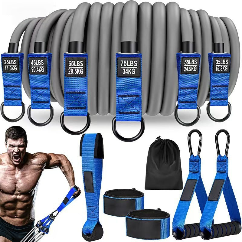 TPE Elastic Resistance Bands Set with Accessories