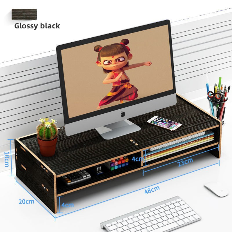 Ergonomic Desktop Rack with Storage Drawers