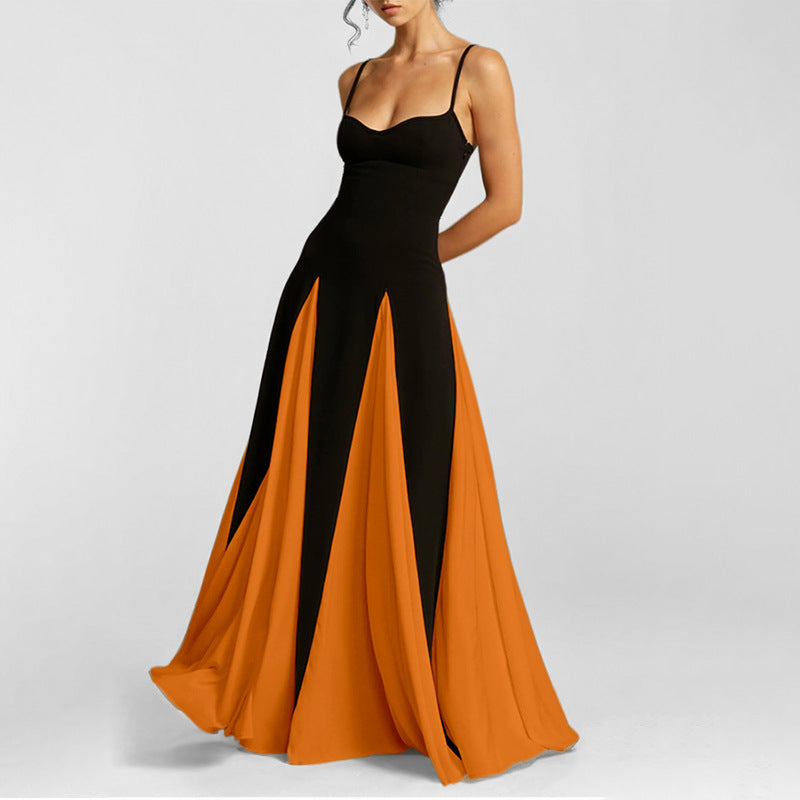 2026 Cross-Border Foreign Trade Women's Clothing European and American Summer New Style Elegant and Sexy Backless Slim-Fit Dress