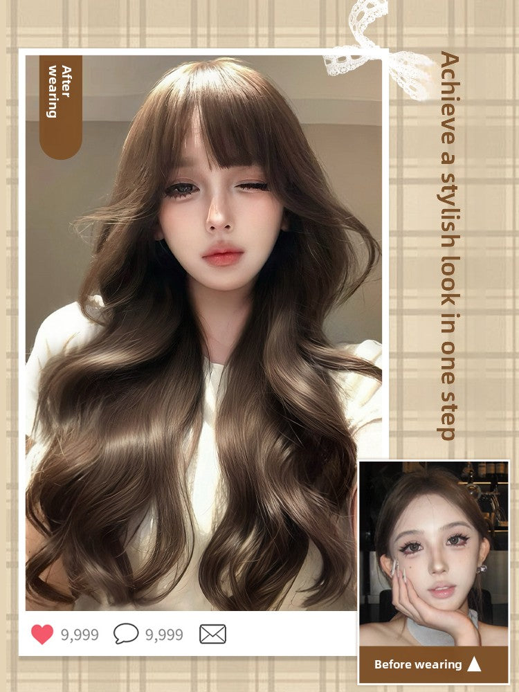 Women's Synthetic Big Wave Long Curly Hair Wig