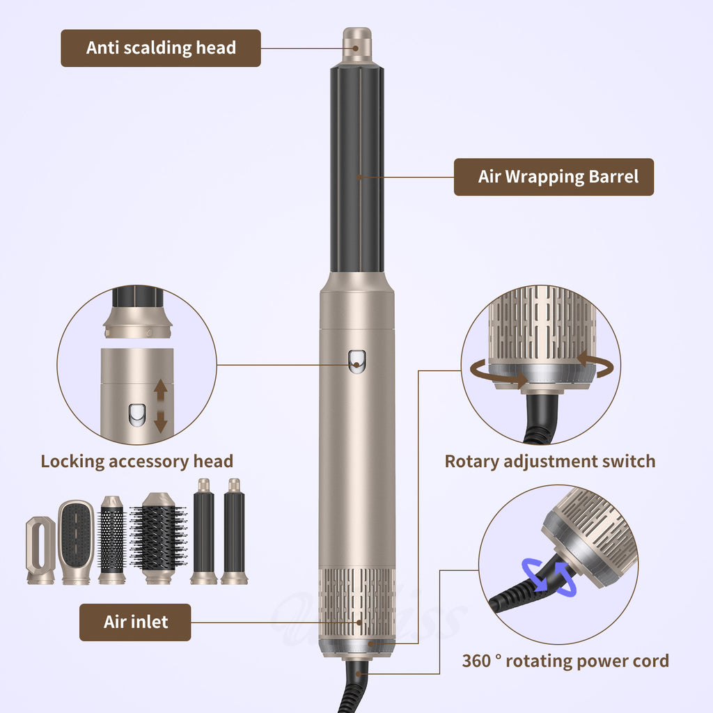 Multi-Function Hair Dryer and Styler