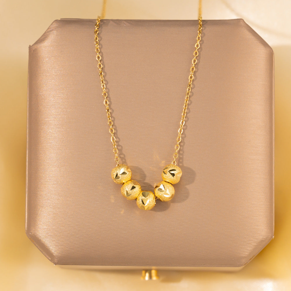 Minimalist Titanium Steel Clavicle Necklace