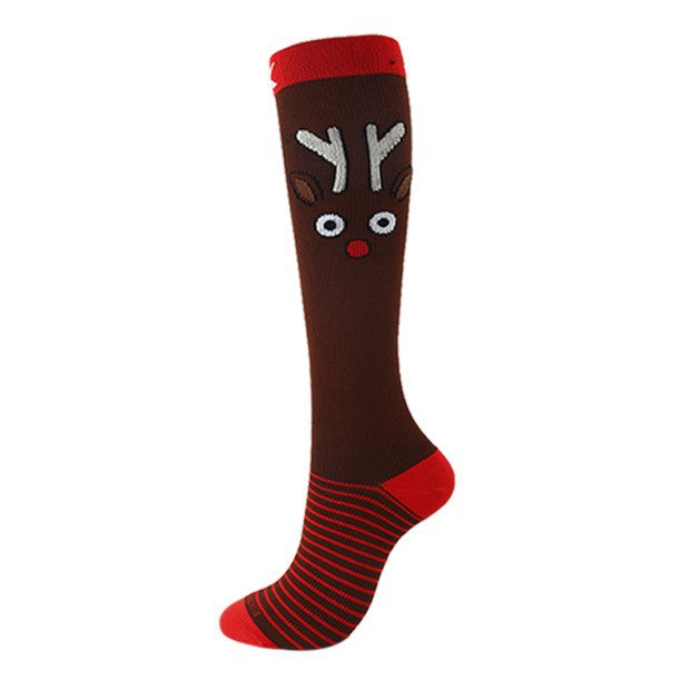 Christmas Compression Socks with Festive Designs
