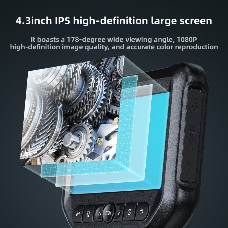 Handheld 360� Steering Endoscope with HD Lens