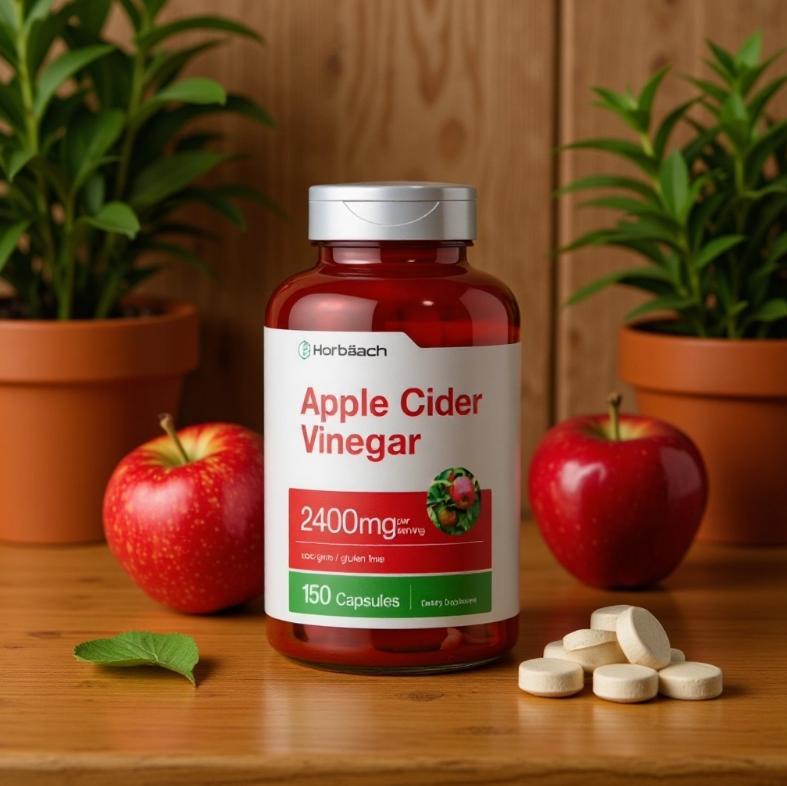 Apple Cider Vinegar Vitamin C Probiotic Capsules