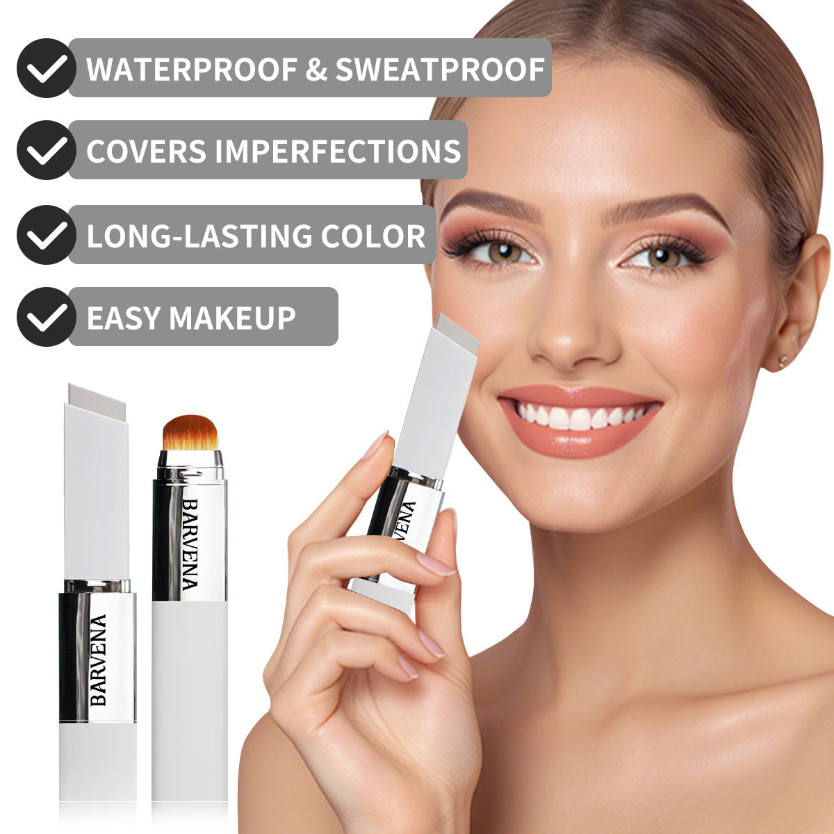 Barvena Color-Changing Foundation Stick