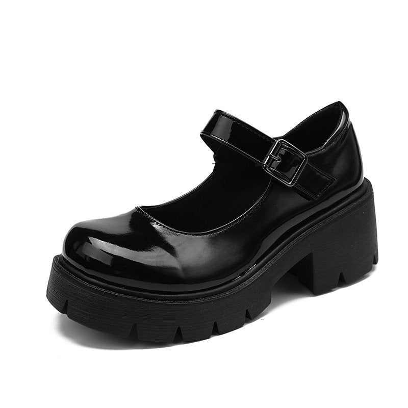 Classic Buckle Mary Jane Shoes
