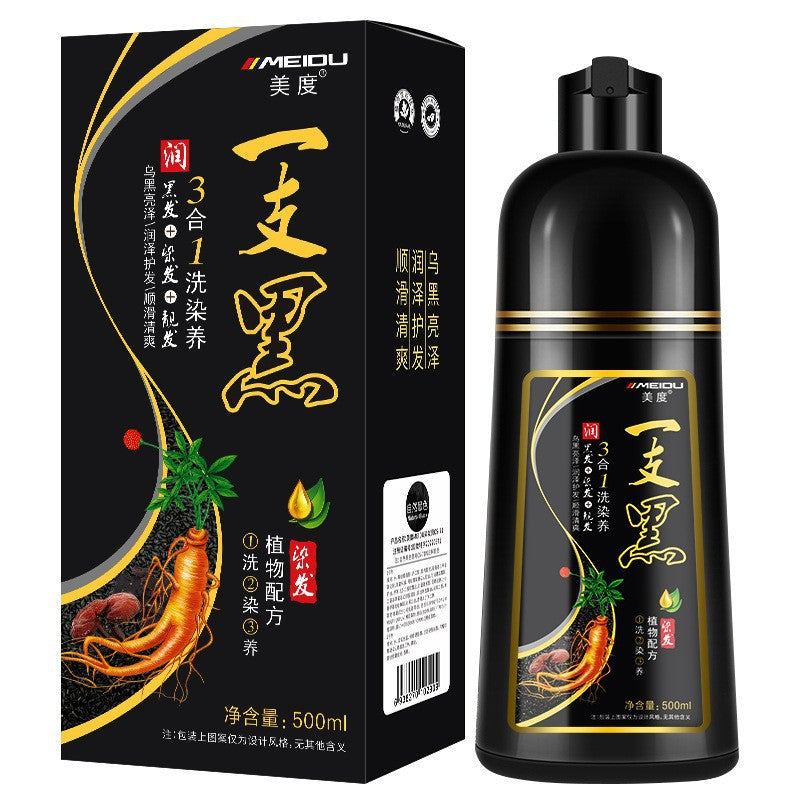 Plant-Based Bubble Hair Dye for Gray Coverage