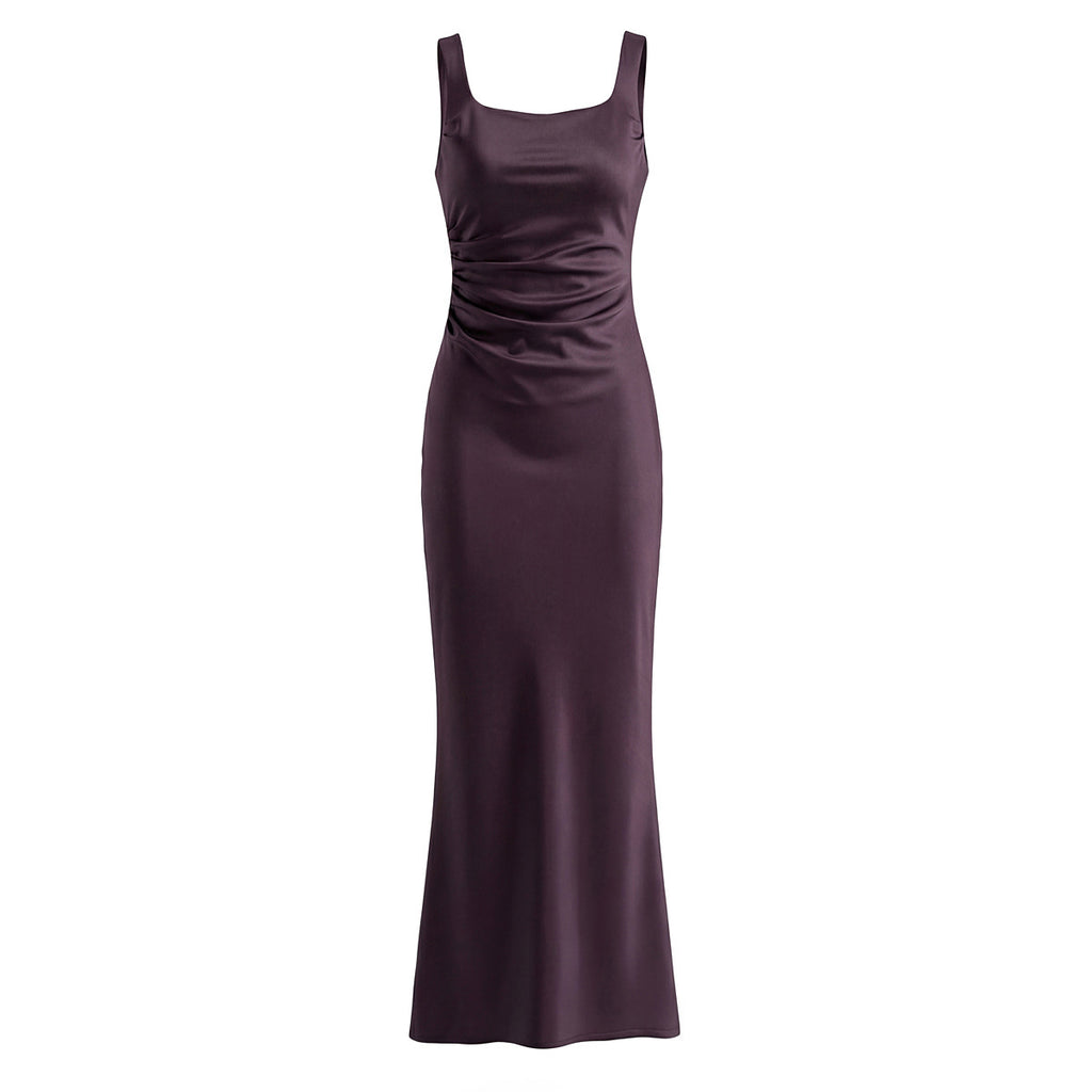 Elegant Halter Neck Fishtail Evening Gown