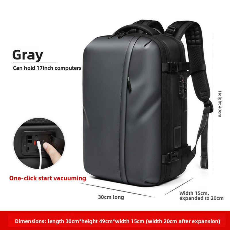 Vacuum Compression Expandable Laptop Backpack