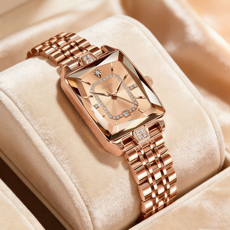 quartz wrist watch