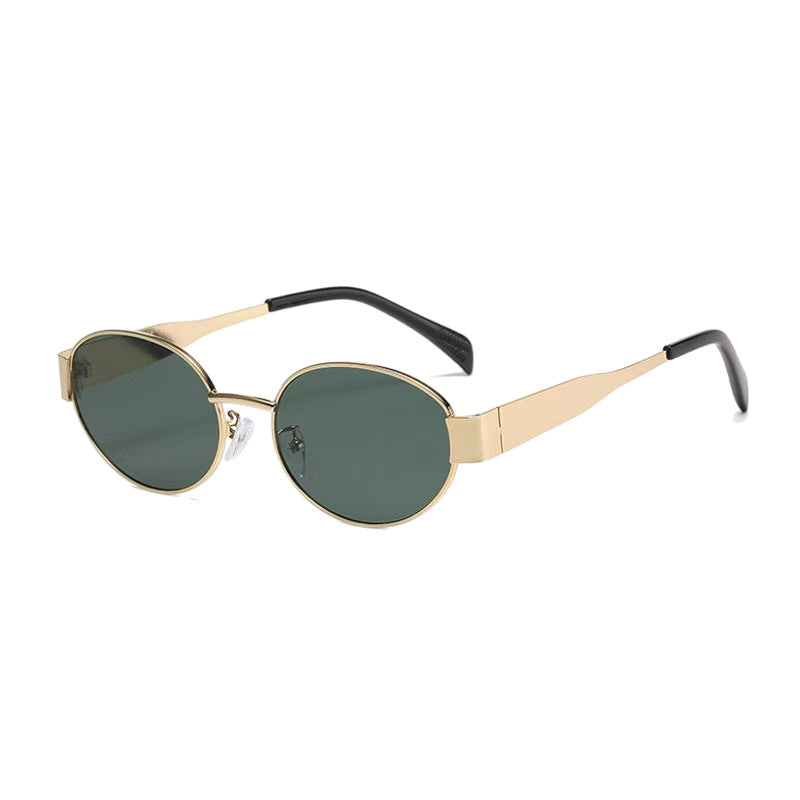 Sunglasses Fashion Metal Frame Anti-Uv Glasse