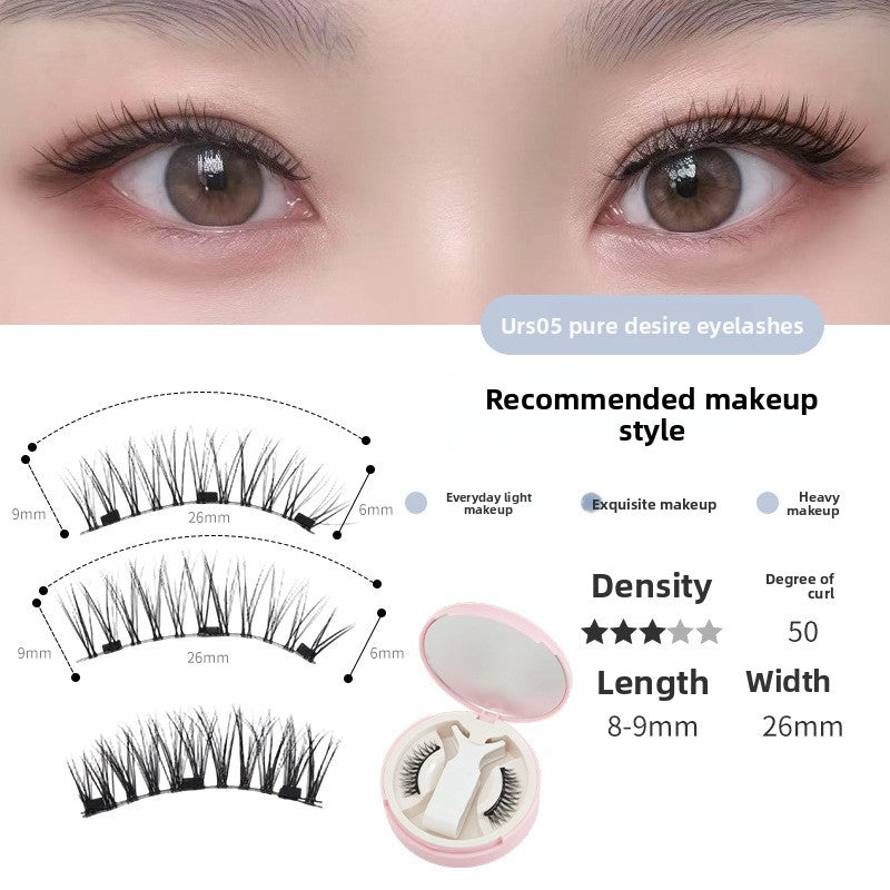 Magnetic False Eyelashes Natural Style