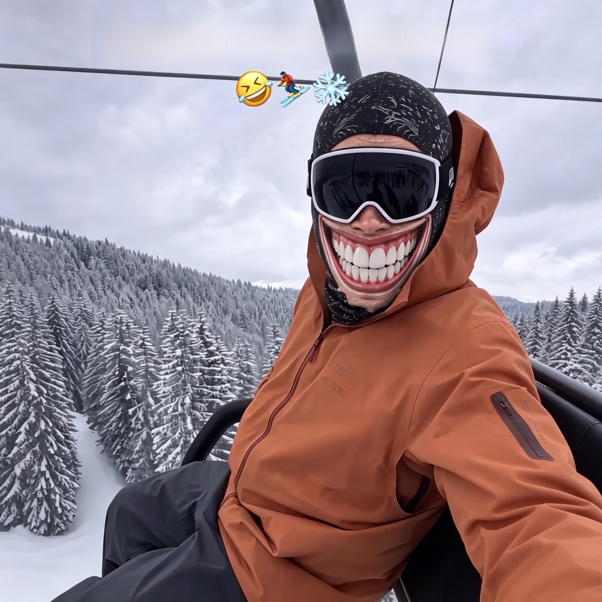 Outdoor cycling face protection and windproof headgear