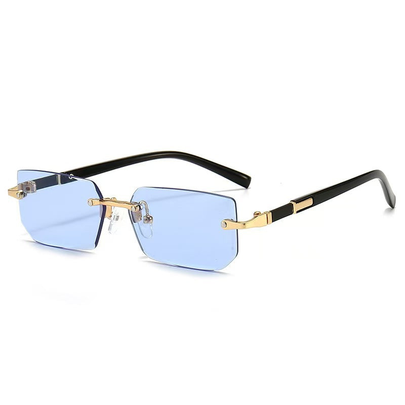 Frameless Metal Sunglasses UV400 Protection