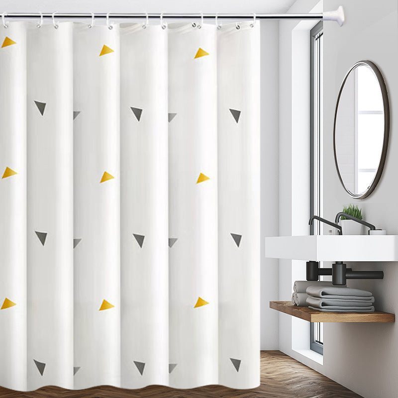 Bathroom partition curtain