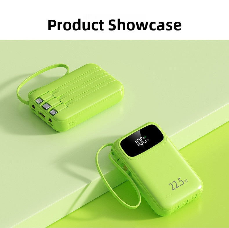 Portable 20000mAh Power Bank with Digital Display
