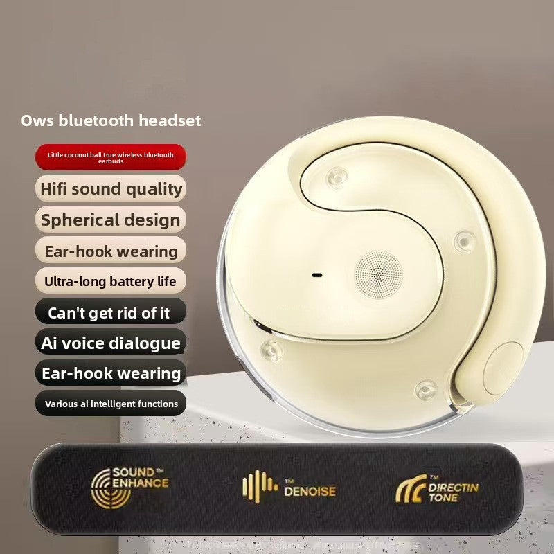 Small coconut ball Bluetooth headset