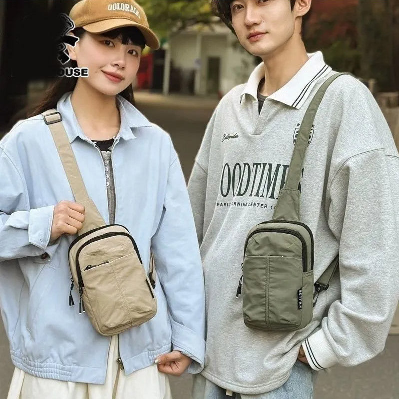 Multifunctional Nylon Crossbody Bag