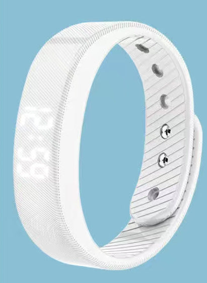 New Cross-Border Powerful Vibrating Alarm Clock Bracelet Men's Electronic Watch Vibrating Silent Dormitory Wake-Up Artifact Step Counting Luminous