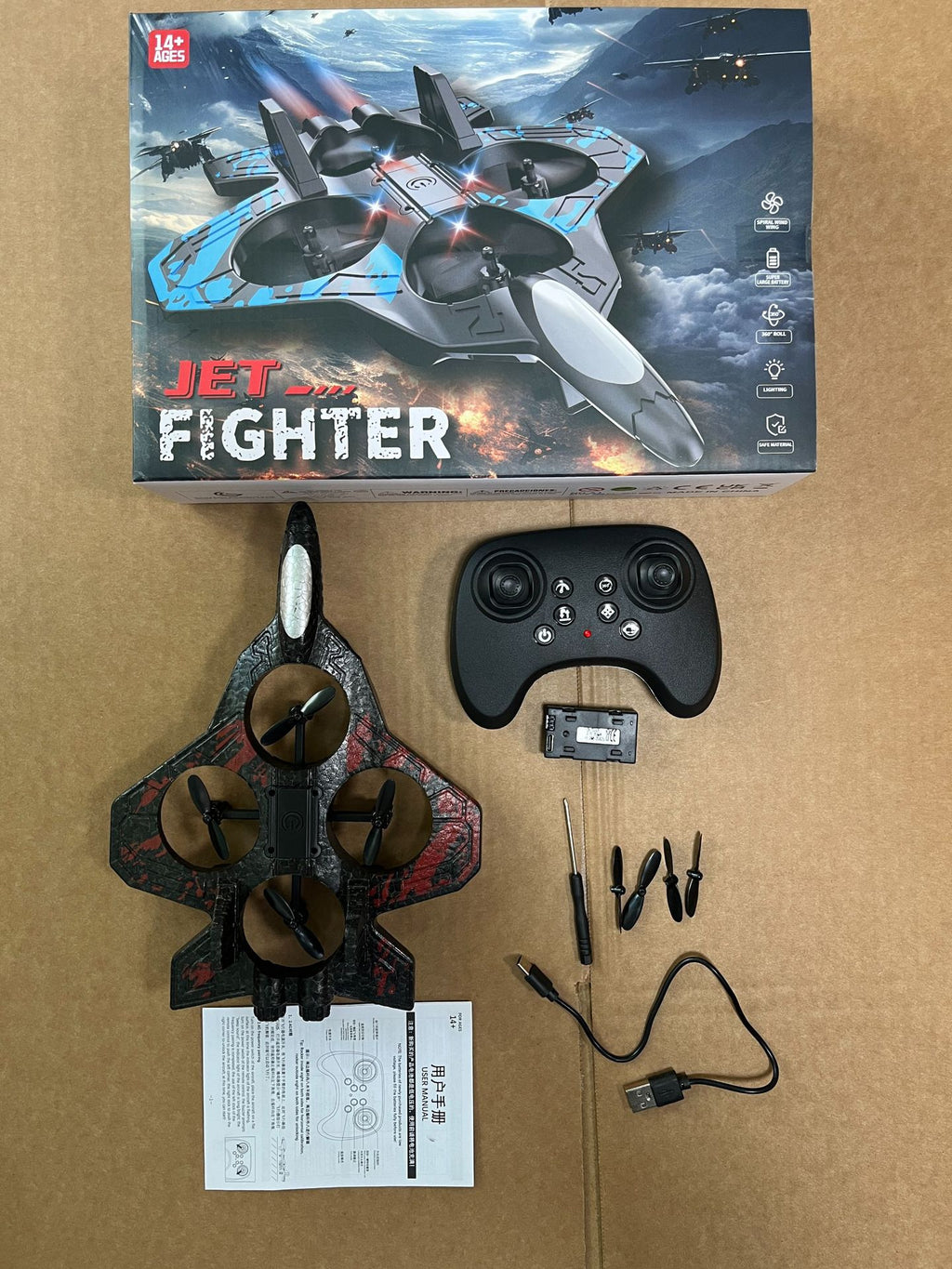 Crash-Resistant EPP Foam Remote Control Airplane