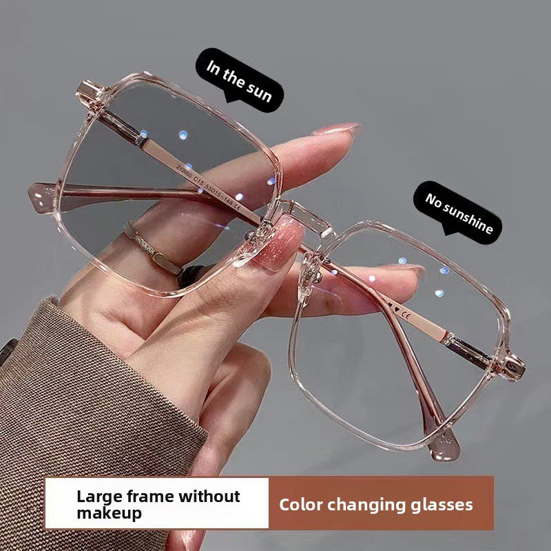 Photosensitive Color Changing Blue Light Glasses
