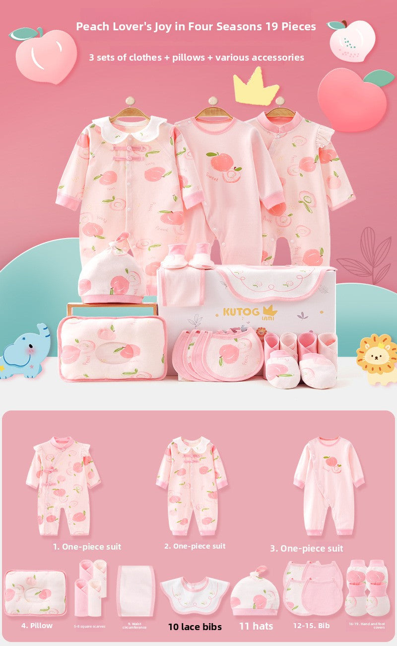Newborn gift set with baby clothes