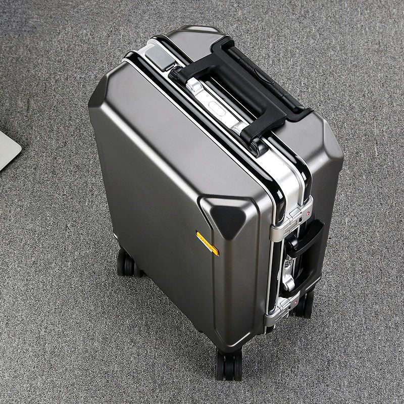 Durable aluminum frame trolley case