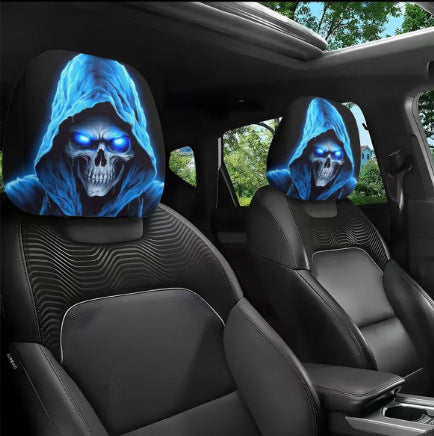 Car Printed Headrest Case Universal Funny Fun Universal Headgear